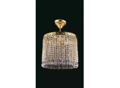 Deckenlampe Deckenleuchter Kronleuchter Gold Lüster Kristall Lampe