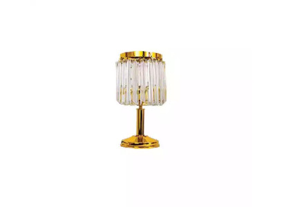 Tischlampe Tischleuchte Lampe Leuchten Luxus Gold Lampen Tisch Kristall
