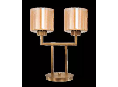 Tischleuchte Tischlampe Lampe Leuchten Modern Gold Lampen Tisch Glas