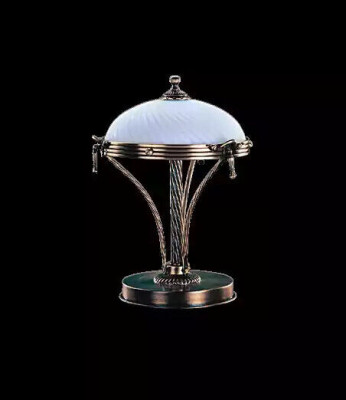 Tischlampe Tischleuchte Lampe Leuchten Weiß Gold Lampen Tisch Glas Art