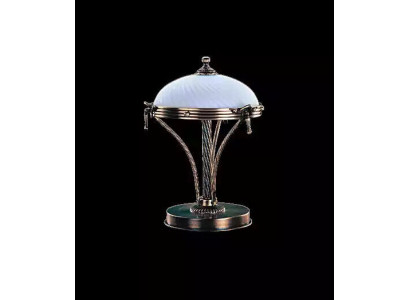 Tischlampe Tischleuchte Lampe Leuchten Weiß Gold Lampen Tisch Glas Art