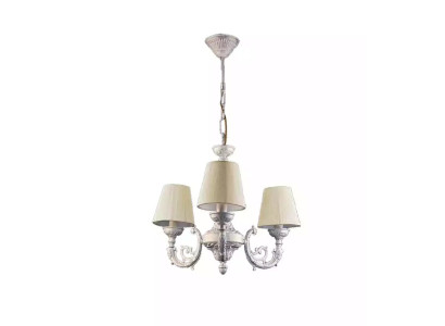 Kronleuchter Deckenleuchter Lüster Deckenlampe Lampen Zink Weiß Art