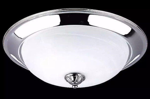 Deckenlampe Lüster Deckenleuchter Kronleuchter Silber Glas Lampen Rund