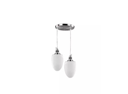 Deckenlampe moderner White Glass Wohnzimmer Luxus neu Stil 33x70cm
