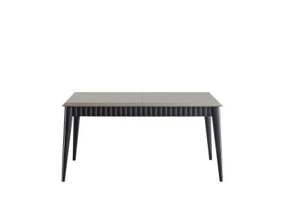 Grauer Esstisch Robuster Esszimmer Designer Holztisch Luxuriöse Möbel