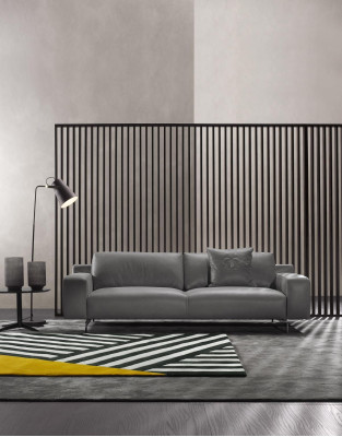 Dreisitz Luxus Sofa 3 Sitzer Sofas Sitz Design Couch Möbel Stil Leder Schwarz