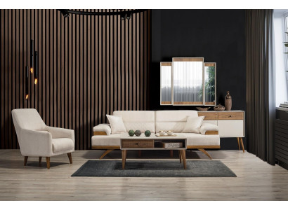 Design Sofagarnitur 31 Sitzer Couchtisch Garnitur Sofa Sessel Luxus Set 3tlg Neu