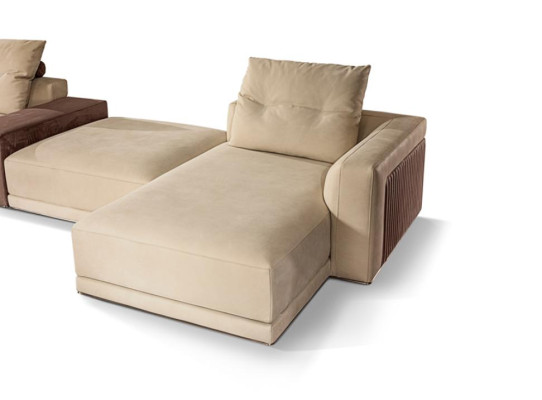 Wohnzimmer Ecksofa U-Form Couch Sitz Polster Garnitur Modern Sofa Neu