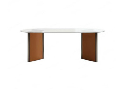 Luxus Modern Esstisch Esszimmer Stil Moderne Möbel Ovale Tische holz