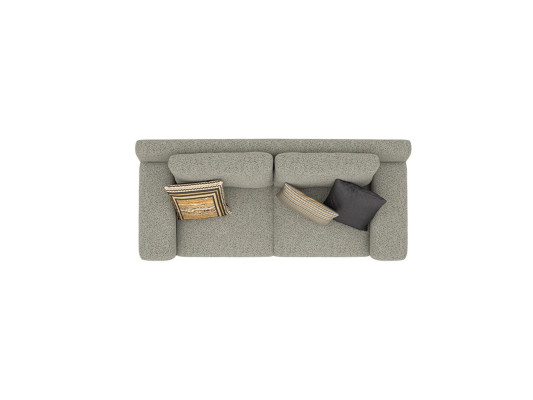 Modern Sofa Wohnzimmer Couch Zweisitzer Polstersofa Textil Möbel Designer Neu
