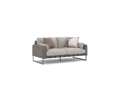 Luxus Zweisitzer Sofa Polstermöbel Textil Couch Modern Wohnzimmer Möbel