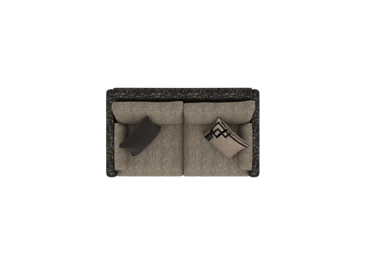 Polster Textil Luxus Zweisitzer Sofa Wohnzimmer Modern Polstermöbel Neu