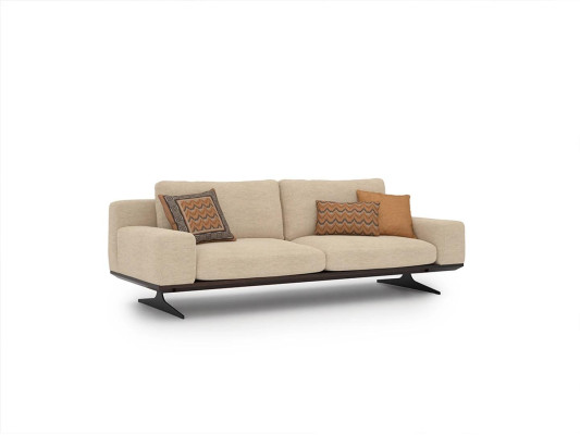 Wohnzimmer Sofa Dreisitzer Couch Textil Möbel Polstersofa Designer Einrichtung