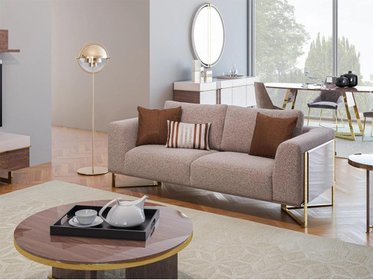 Modern Sofa Couch Zweisitzer Luxus Polstersofas Design Einrichtung Wohnzimmer