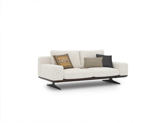Wohnzimmer Komplett 6tlg Modern 2xSessel Couchtisch Sofa Zweisitzer Polstermöbel