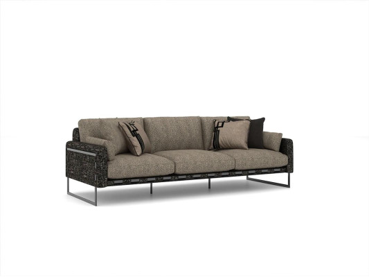 Luxus Wohnzimmer Sofagarnitur 2x Dreisitzer Couchen Sofa mit Couchtisch Set 6tlg