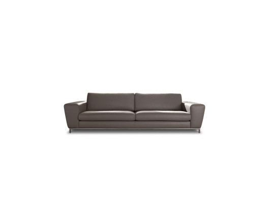 Modern Couch Leder Sofas Designsofa Dreisitzer Sitz Grau Sofa 3 Sitz Prianera