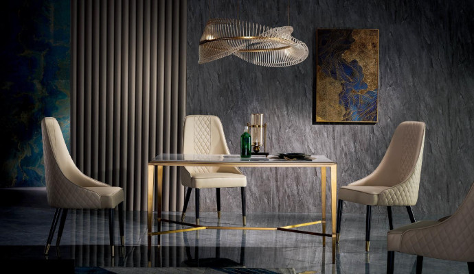 Esstisch Tisch Gruppe Esszimmer Wohnzimmer Tische Garnitur Holz Design