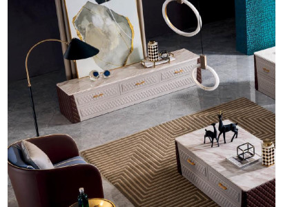 Designer Deko Kommode Anrichte Side Low Board Schrank Wohn Zimmer Regal