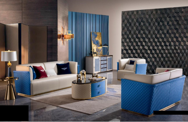 Klassischer Tisch Couchtisch Beistelltisch Sofa Design Wohnzimmer Holz