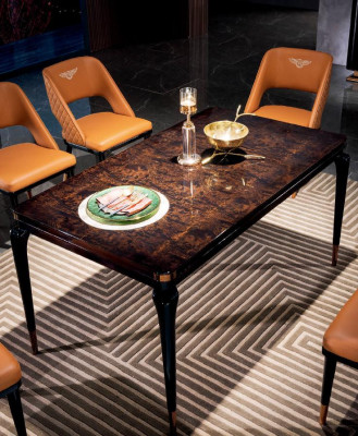 Esstisch Tisch Gruppe Esszimmer Wohnzimmer Garnitur Holz Design Neu