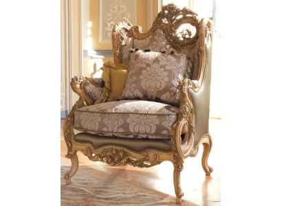 Sessel Sofas Couch Poster Klassisch Stoff Klassisch Luxus 1 Sitzer Sofa Möbel