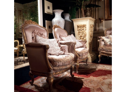 Sessel Lehnstuhl Lese Stuhl Ohrensessel Luxus Sofa Polster Italienische Möbel