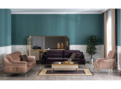 Luxus Sofagarnitur Couch Polster Möbel Couchgarnitur 331 Couchtisch Set 4tlg