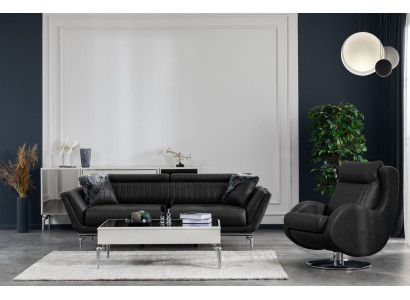 Wohnzimmer Sofagarnitur 31 Couch Polster Möbel Set Textil Luxus neu