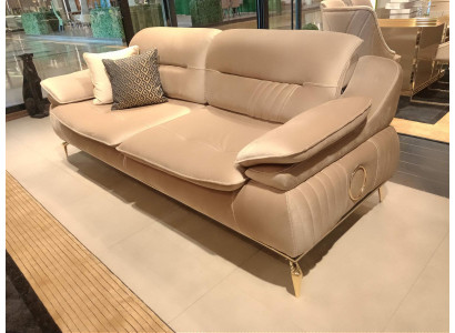 Wohnzimmer Sofa 3 Sitzer Beige Design Stil Möbel Moderne Sofas Neu