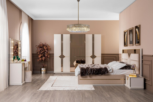 Schlafzimmer Schminktisch Spiegel Anrichte Konsolen Tische Kommoden Anrichten