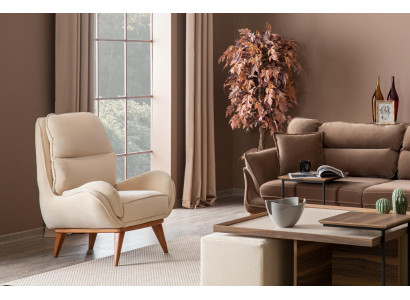Wohnzimmer Sessel Sitz Einsitzer Design Polster Möbel Neu Modern Weißer