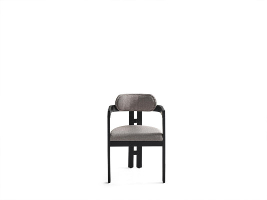 Stuhl Esszimmer Moderne Holz Luxus Design Neu Polster Holz mit Textil