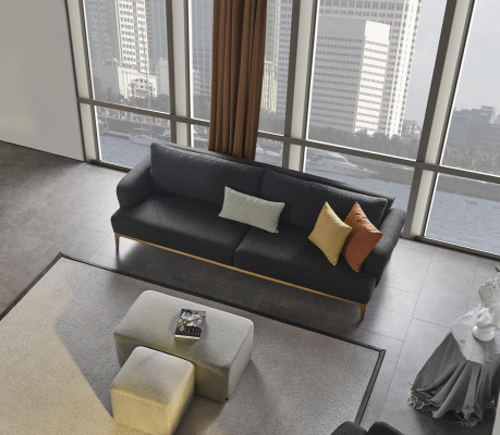 Sofa 4 Sitzer Luxus Design Couch Sofas Luxus Polster Möbel Modern 274cm