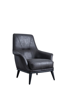 Wohnzimmer Ohrensessel Sessel Design Schwarzer Club Lounge Praxis
