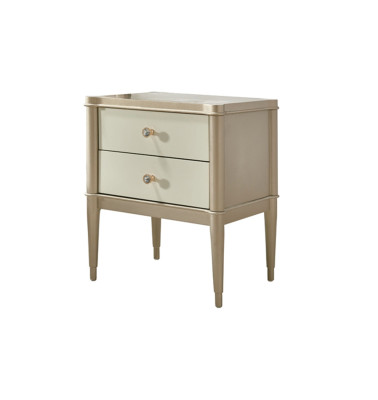 Nachttisch Beistelltisch Tisch Holz Tische Möbel Nachttische Beige Schlafzimmer