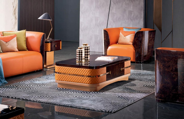 Luxus Möbel Sofagarnitur Couch Sofa Polster 3+2+1 Sitzer + Couchtisch