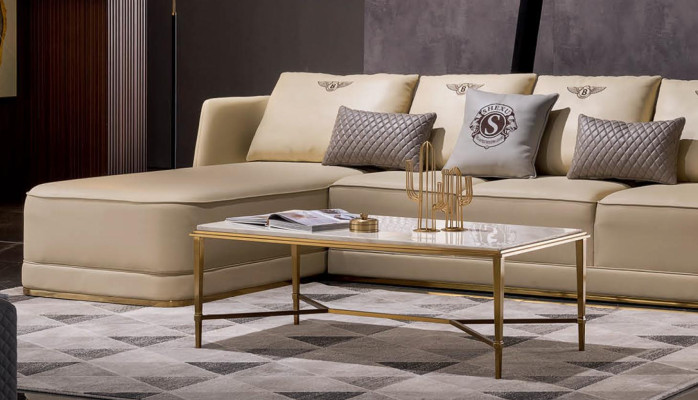 Wohnlandschaft Ecksofa L Form Sessel Set Garnitur Modern Sofa Leder