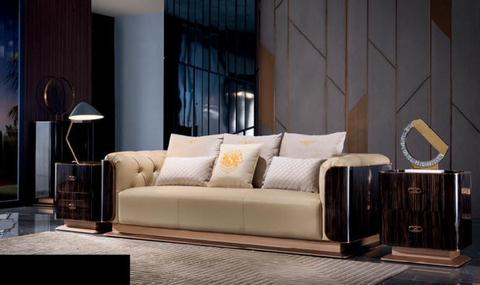Modern Sofagarnitur 3+2+1 Sitzer Set Design Polster Sofa Couch Couchen