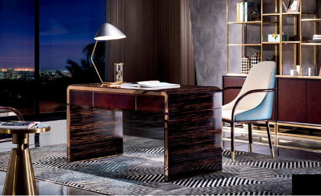 Büro Schreibtisch + Sessel Modern Stil Schreibtische Tisch Holztisch Stuhl