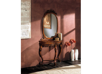 Tische Konsolen Tisch Side Schlaf Zimmer Holz Spiegel + Konsolentisch Kommoden