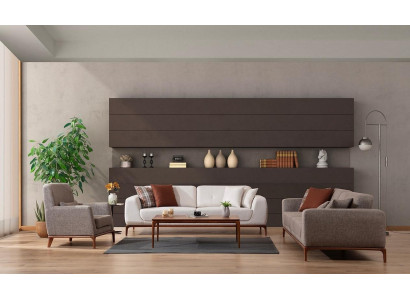 Sofagarnitur Sofa Luxus 2x Sofas 3 Sitzer 1 Sitzer Modern 3tlg Set Modern