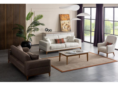 Sofagarnitur Sofa Luxus 2x Sofas 3 Sitzer Modern 1Sitzer 3tlg Modern Set
