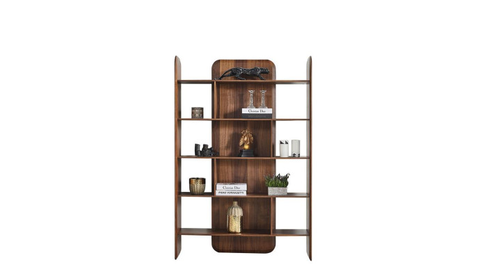  Design Braun Farbe Bücherschränk Wohnzimmer Schränke Holz neu Regale