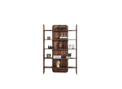  Design Braun Farbe Bücherschränk Wohnzimmer Schränke Holz neu Regale