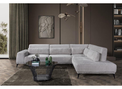  Stilvolles Ecksofa L-Form Luxus Wohhnzimmer Wohnlandschaft Sofas Couchen