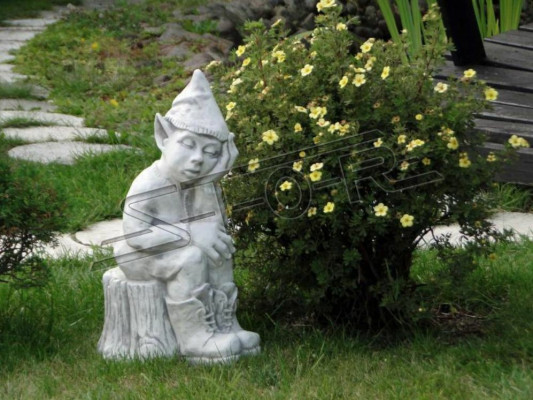Zwerg Statue Statuen Skulpturen Figur Dekoration Garten Terrasse
