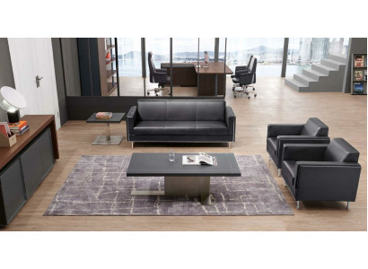 Wohnzimmer Set Luxus Sofagarnitur 3+1+1 Sitzer mit Couchtisch Möbel Neu