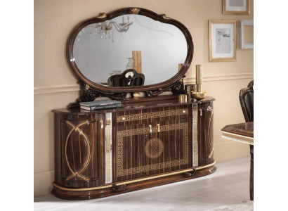 Klassische Anrichte mit Spiegel Kommode xxl Schrank Sideboard Italienische Möbel