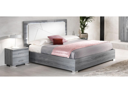 Schlafzimmer 3 tlg. Set Bett 2x Nachttisch Konsole Betten Doppel Hotel Polster
